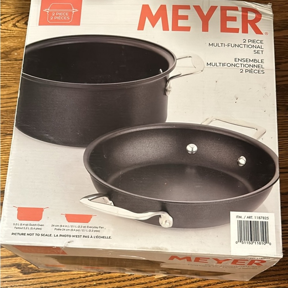 Meyer 2-Piece Functional Set: Frying Pan & Lid Combo